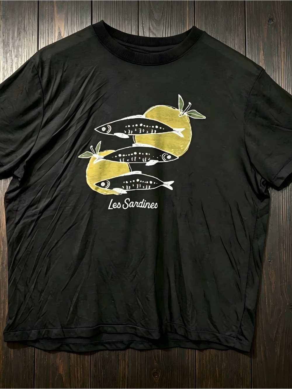 Women's Les Sardines Vintage Style Tissue Tee